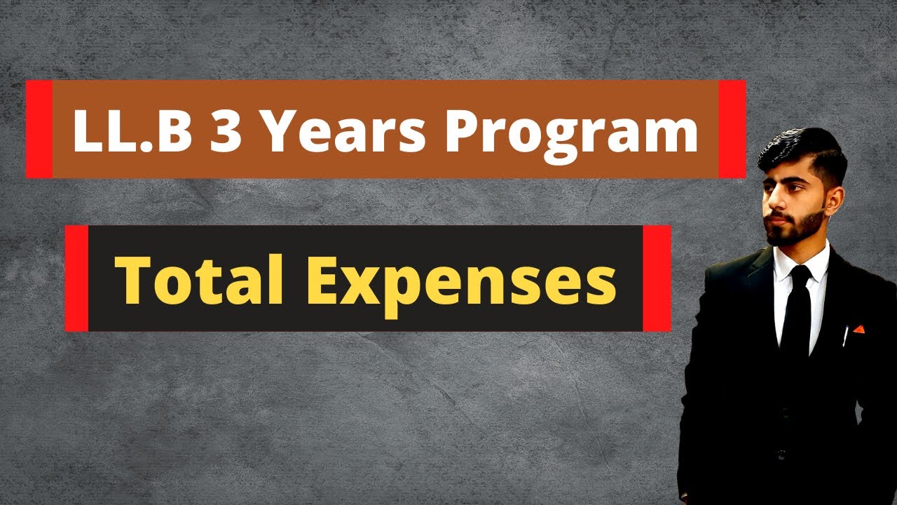 Total Expenses for LL.B 3 Years program / University of London Program In Pakistan