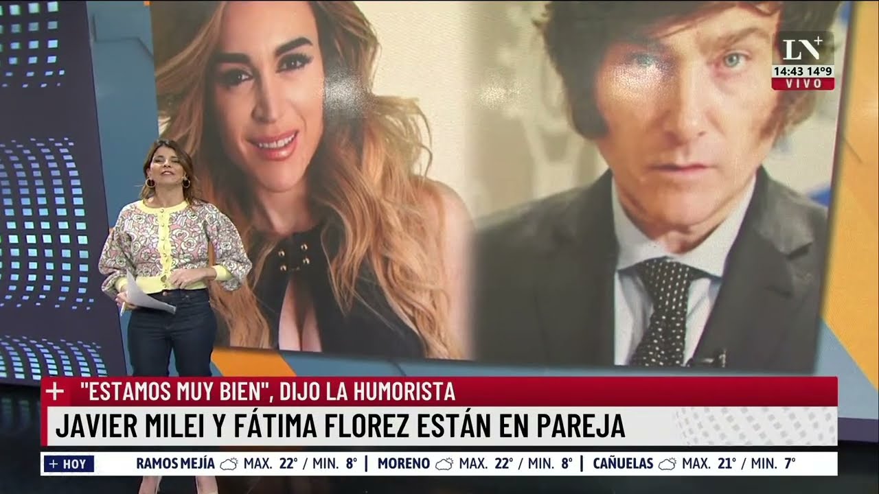 Javier Milei y Fátima Flores están en pareja; 