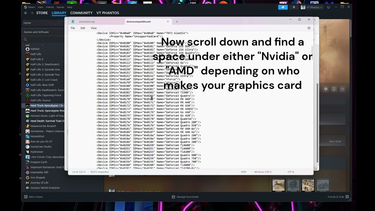 Hard Truck Apocalypse adding support for a modern GPU