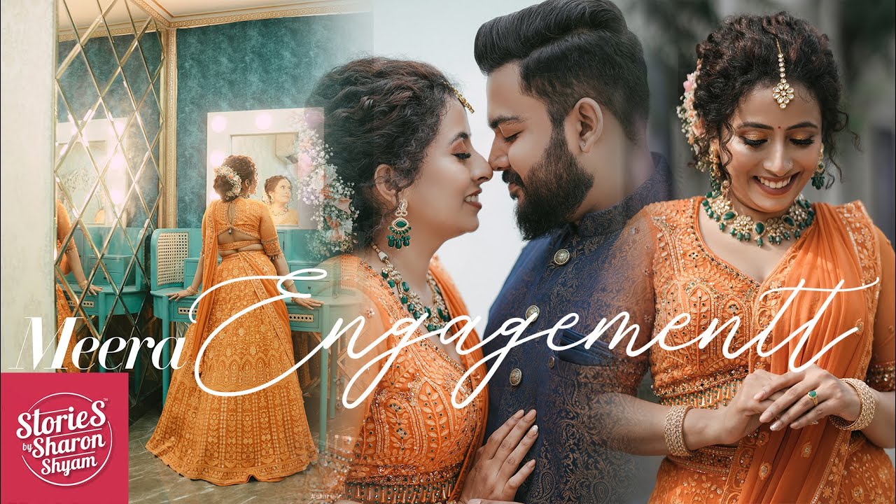 Kerala Best Hindu ENGAGEMENTHighlights 2024 / MEERA BARATH/ Stories by Sharon Shyam 4k