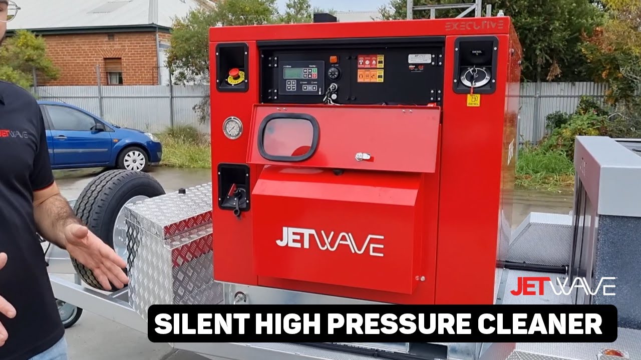 Jetwave Executive Silent Trailer - ULTRA SILENT HIGH PRESSURE CLEANER