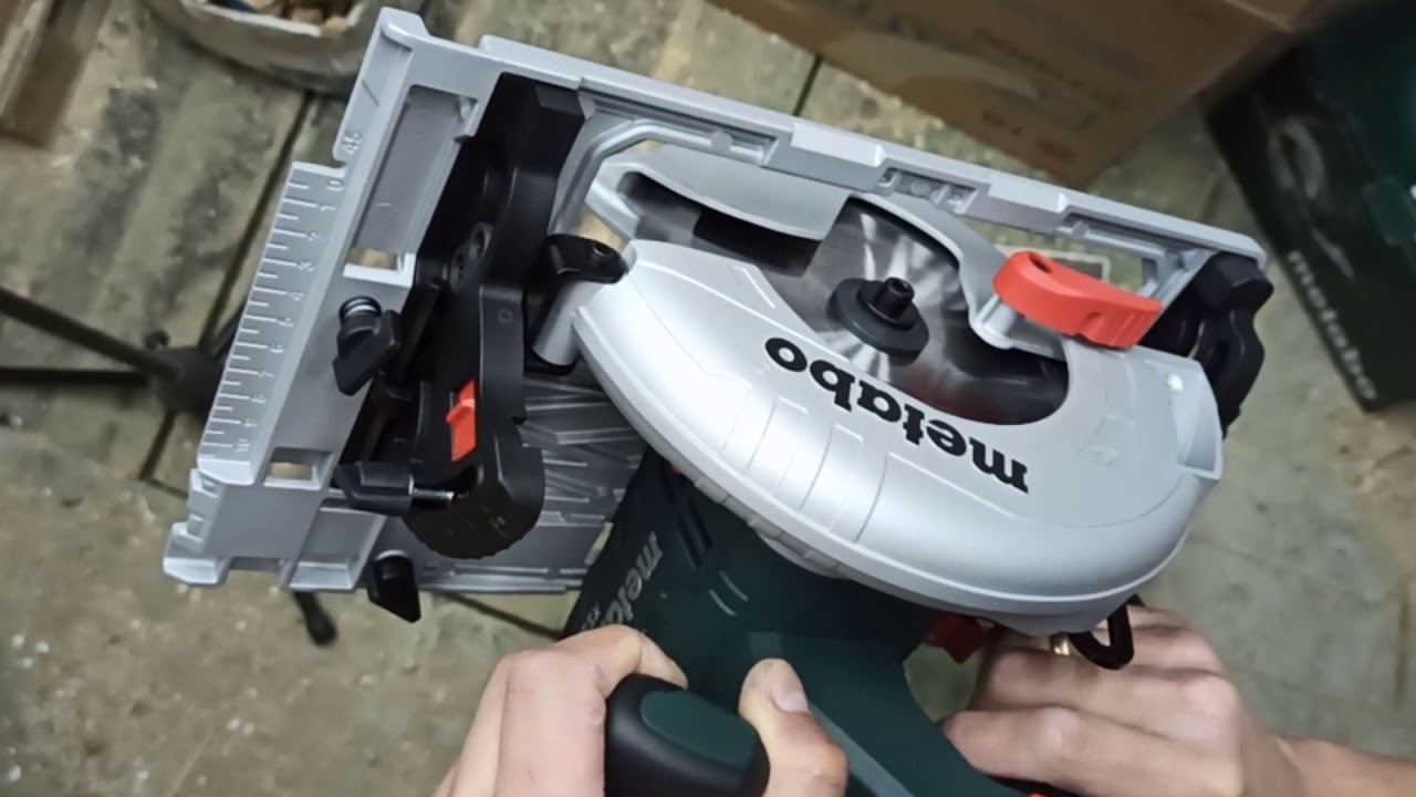 Ручная дисковая пила Metabo KS55 FS. Первое знакомство!