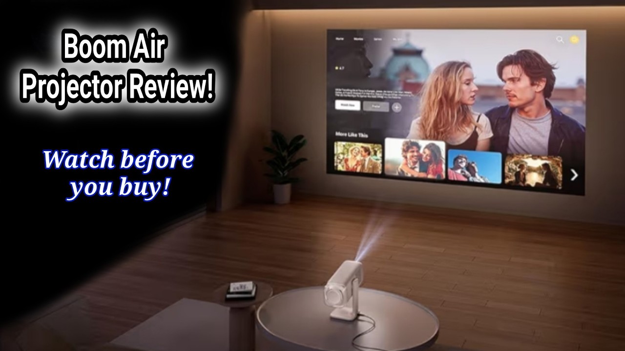 Aurzen Boom Air Google TV Projector