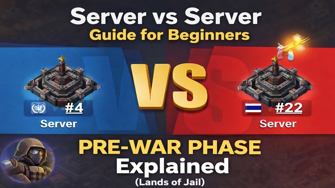 Server vs Server Guide for Beginners | Pre-War Phase Explained (Lands of Jail)