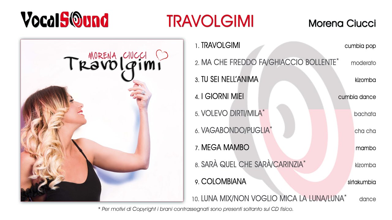 TRAVOLGIMI - Morena Ciucci ALBUM COMPLETO (Official Audio)