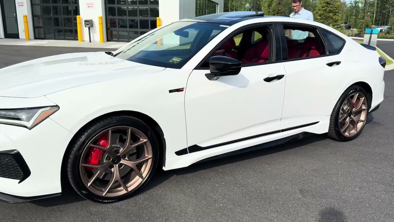 The 2023 TLX Type S PMC Edition 130r White