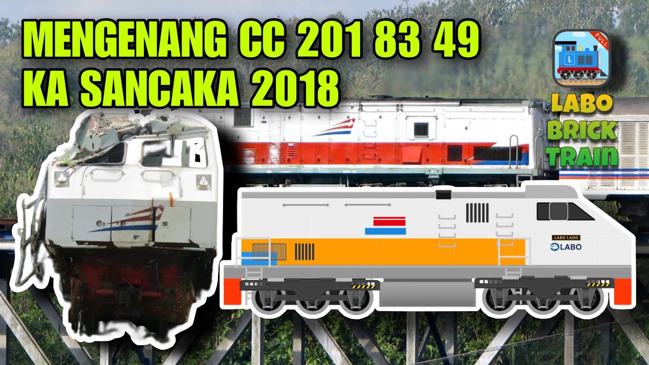 Tragedi Sancaka 2018 Loko CC 201 83 49  - Labo Brick Train