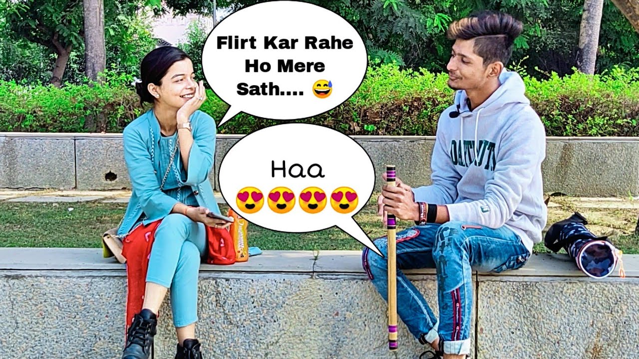 || Randomly Singing In Front Of Lucknow Cute Girl || Reaction Prank Video || Shaurya Flute Official