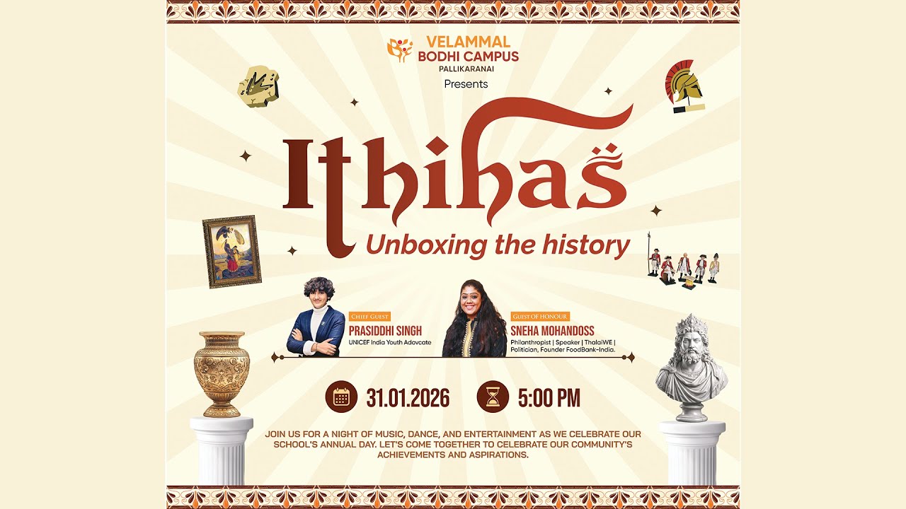 Ithihas - Unboxing the history @ Bodhi Campus Pallikaranai On 31st Jan, 2026 @ 5:00 pm