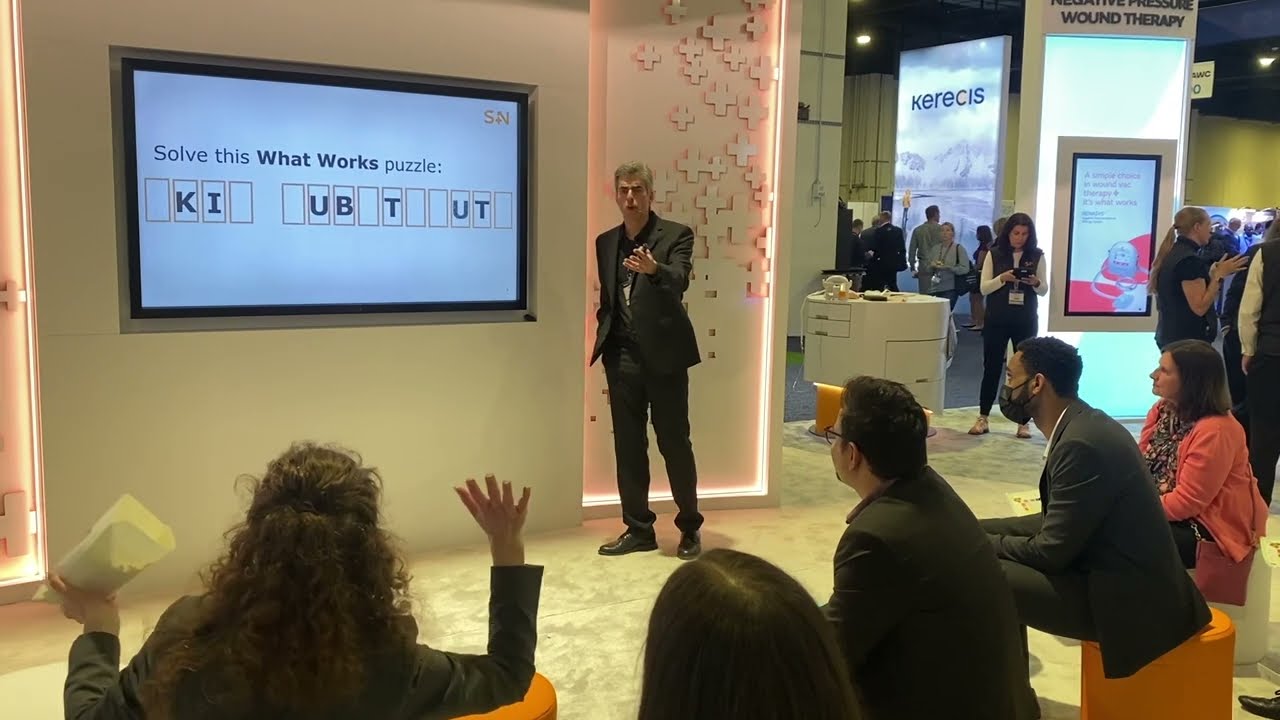 ★ TRADE SHOW PRESENTER: Andy Saks for Smith+Nephew at SAWC wound care show