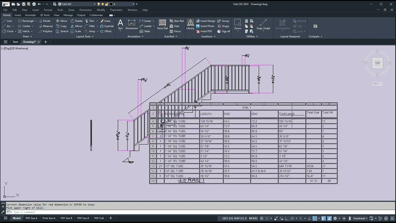 Stair Rail Program