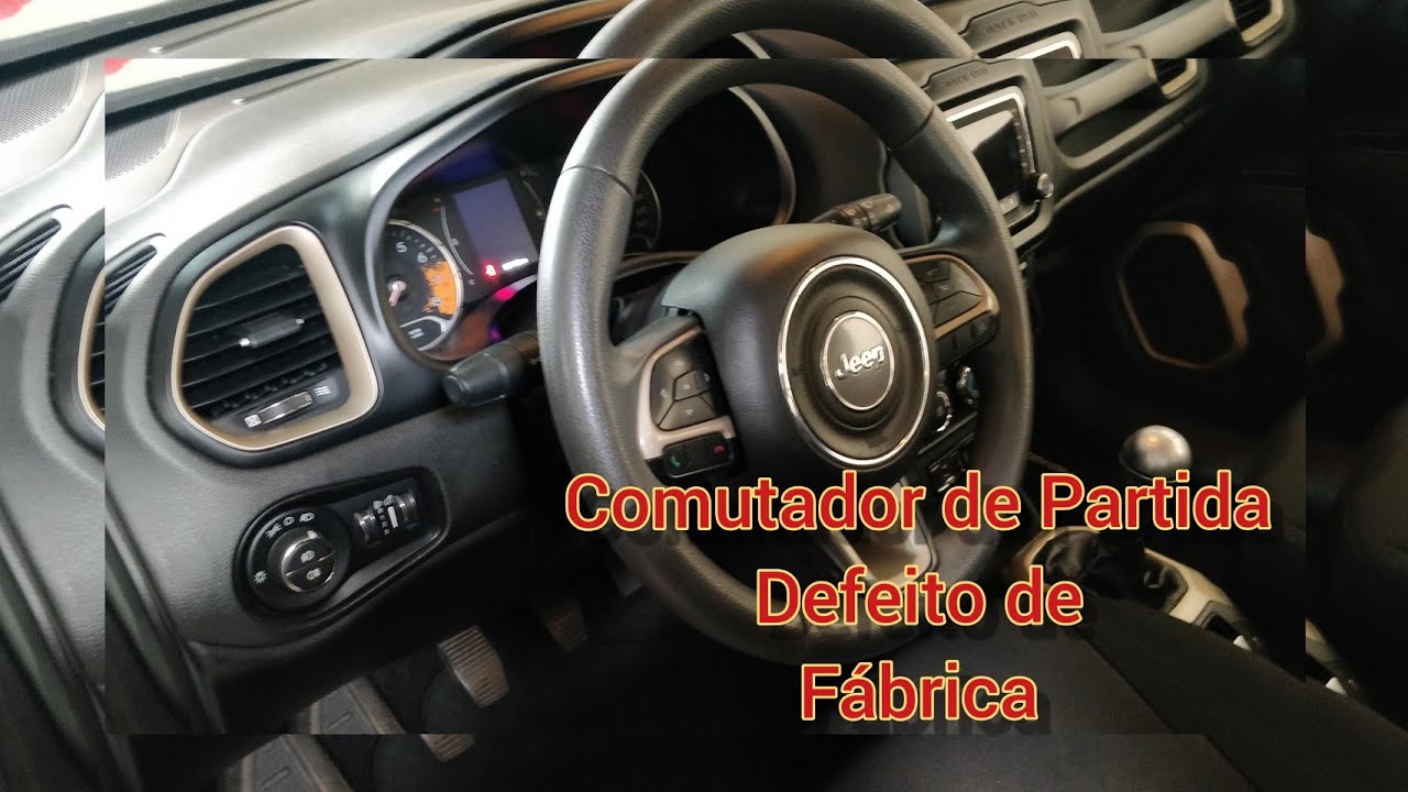 Comutador de Partida Jeep Renegade e Toro| Defeito Impressionante | Sintomas e reparando o sistema