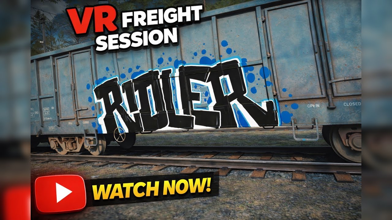 Train yard graffiti session on Graffism VR simulator 