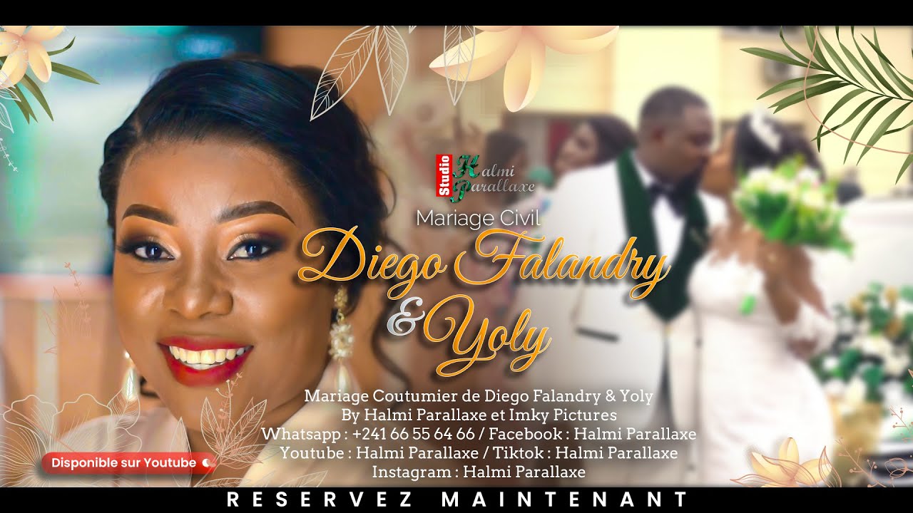 Mariage Civil Diego Falandry & Yoly by Halmi Parallaxe et Imky Pictures/ Libreville Gabon