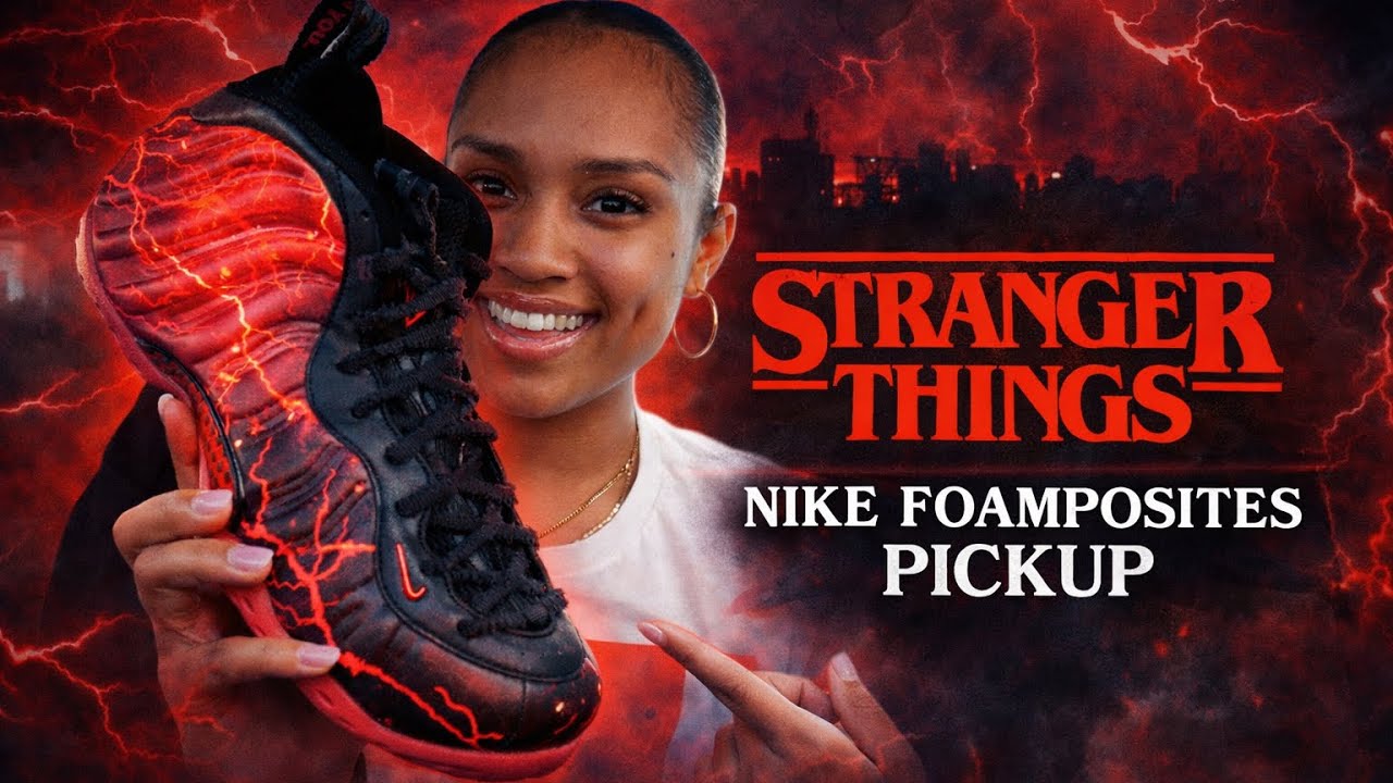 GRAIL STATUS ?! Nike Foamposite One x Stranger Things “Vecna” Pick Up Vlog 