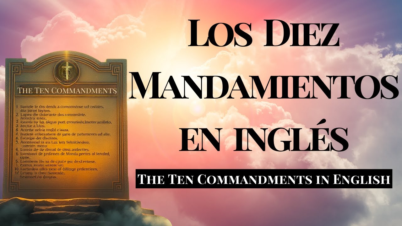 Los 10 Mandamientos en Inglés | Aprende la Pronunciación Perfecta (Con Práctica)