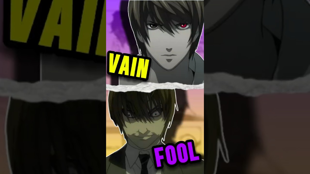 Light Yagami Was No Genius, Just a Fool #anime #shorts