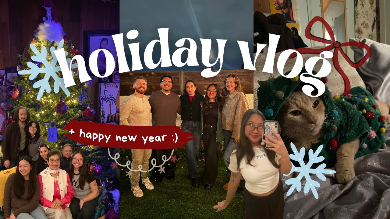 holiday vlog❄️🦢 | gifts, friendsmas, new years ⋆ ˚｡⋆୨୧˚
