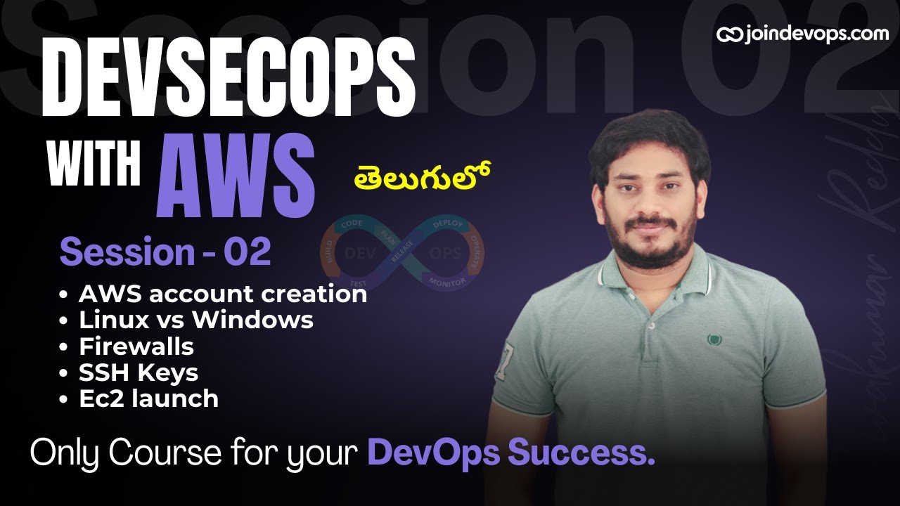 🔥 Session 02 - DevSecOps with AWS - Batch 88S | 2026 | Sivakumar Reddy M | JoinDevOps