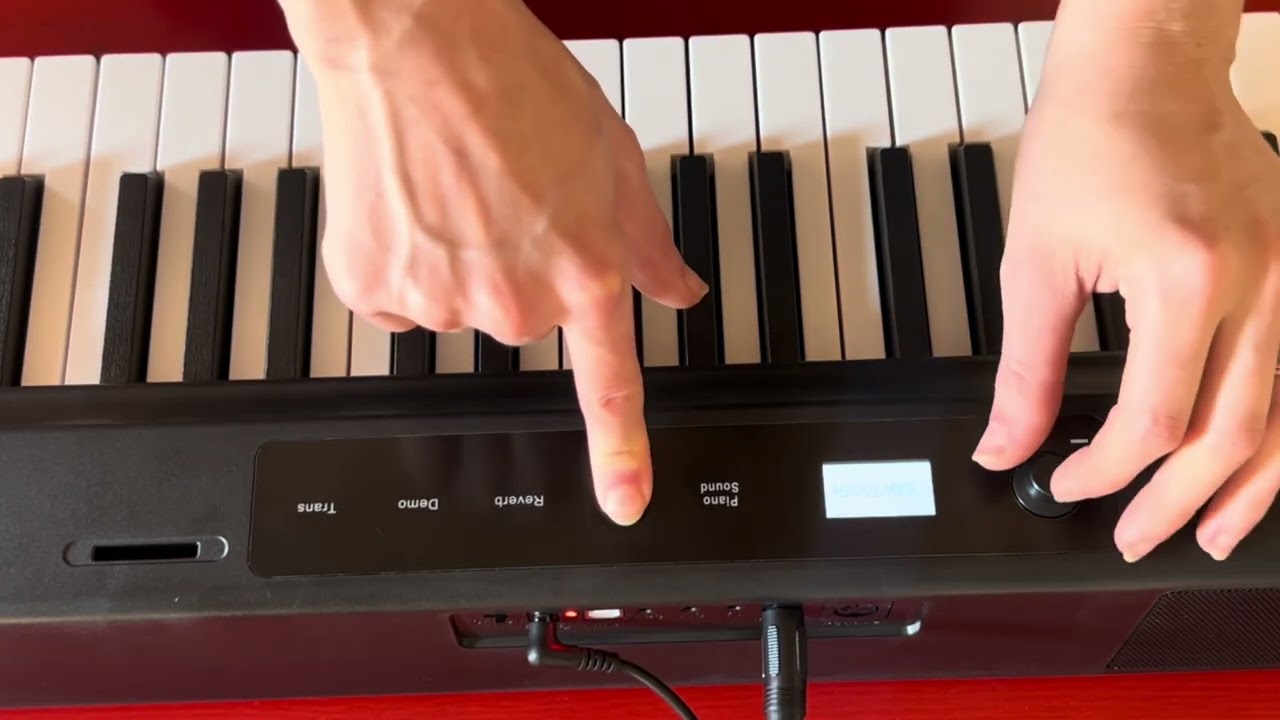 Demonstration of the FingerBallet Folding Piano 🎹🩵