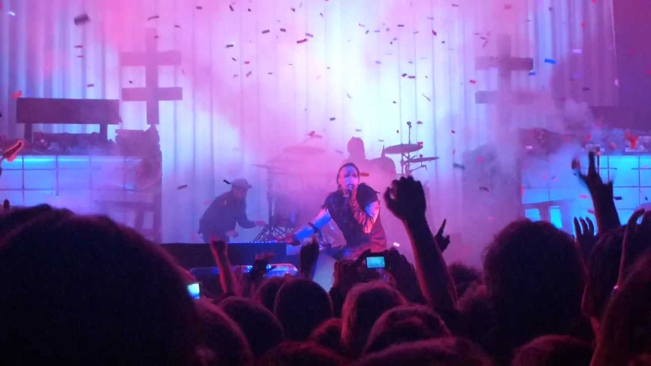 (HD) Marilyn Manson - Rock Is Dead Live 01-12-2012 @ Rockhal, Luxembourg