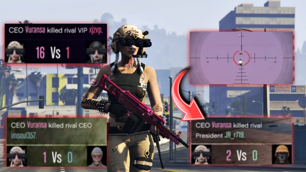 FEMALE player puts BTA on these tryhards|GTA ONLINE