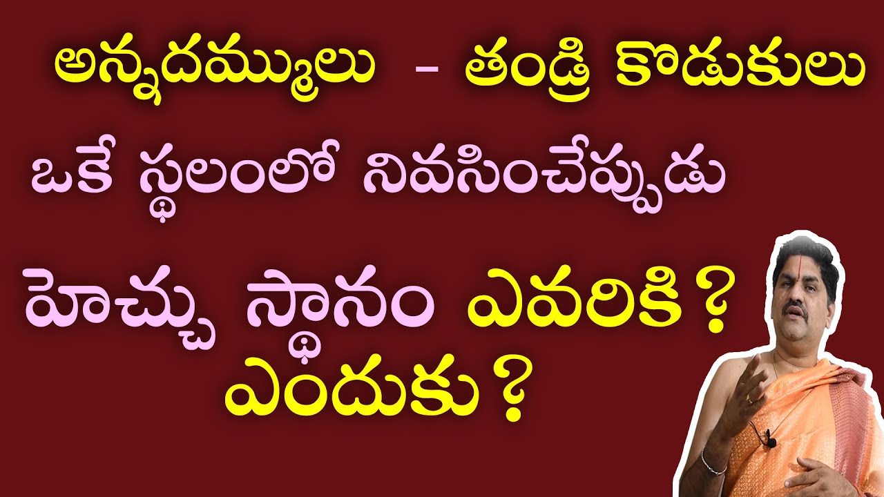 SV-1202 అన్నదమ్ములు స్థలాన్ని పంచుకునేప్పుడు పాటించాల్సిన నియమాలు | Land partition - brothers Vastu