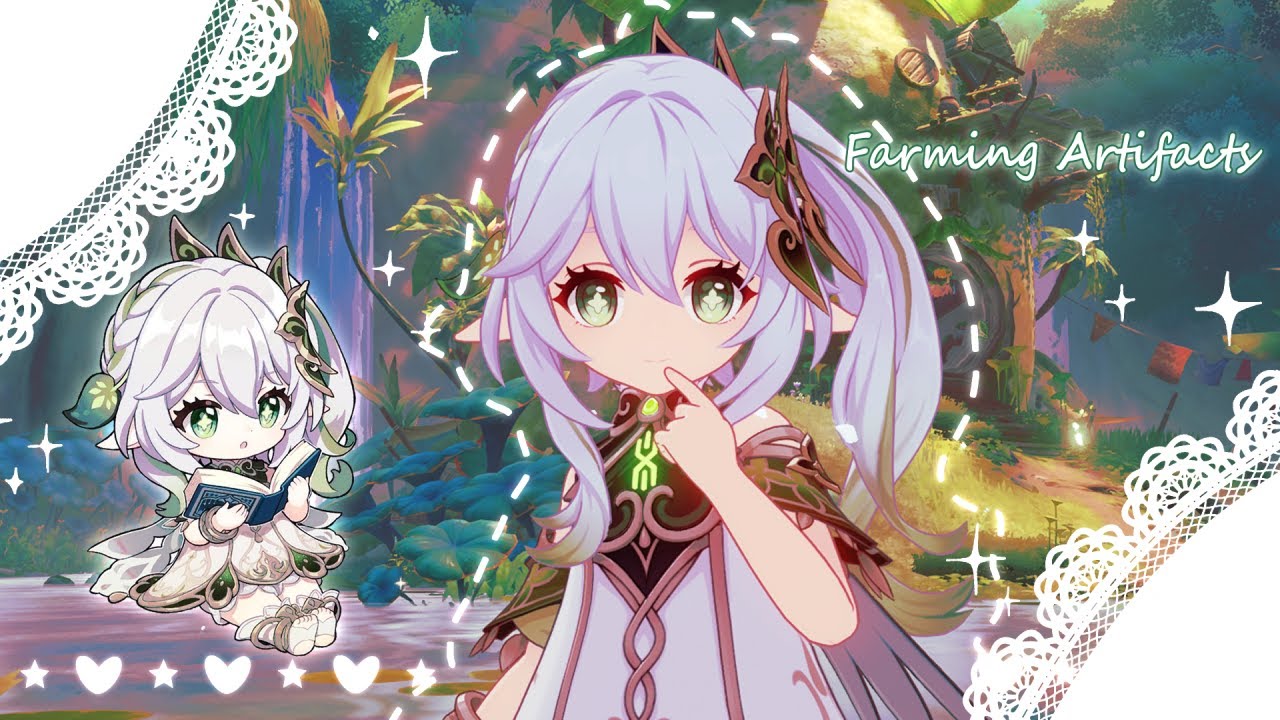asmr ♡ farming for my nahida pt.2 ✧ genshin impact