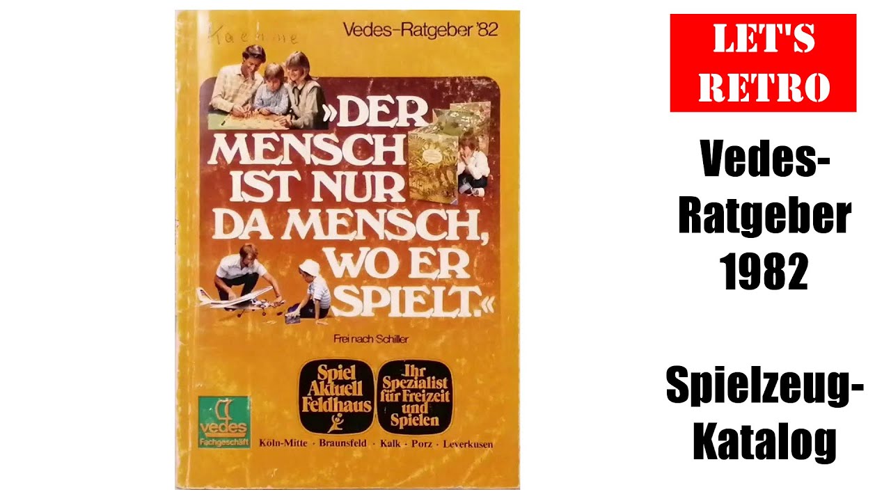 Let's retro: Vedes-Ratgeber 1982 Spielzeug-Katalog