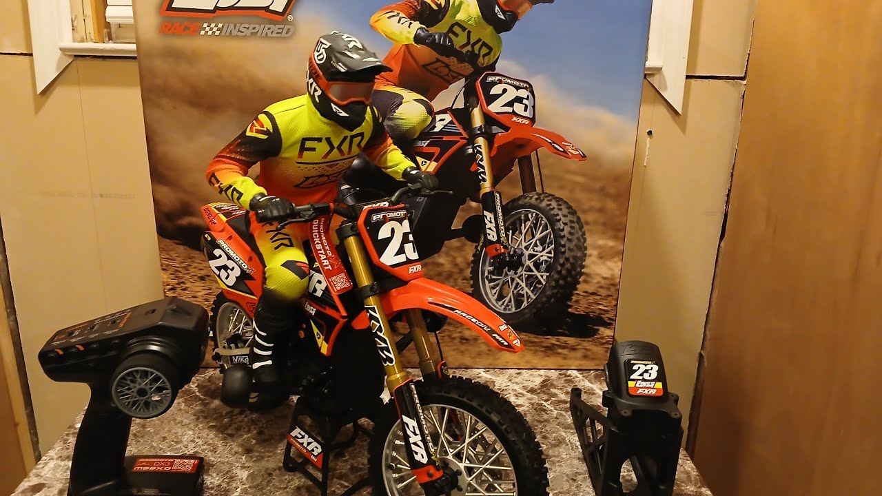 losi promoto mx 1/4 dirtbike unboxing #rc #rcdab718 #rcdirtbike #unboxing #motorcycle#rcmotorcycle