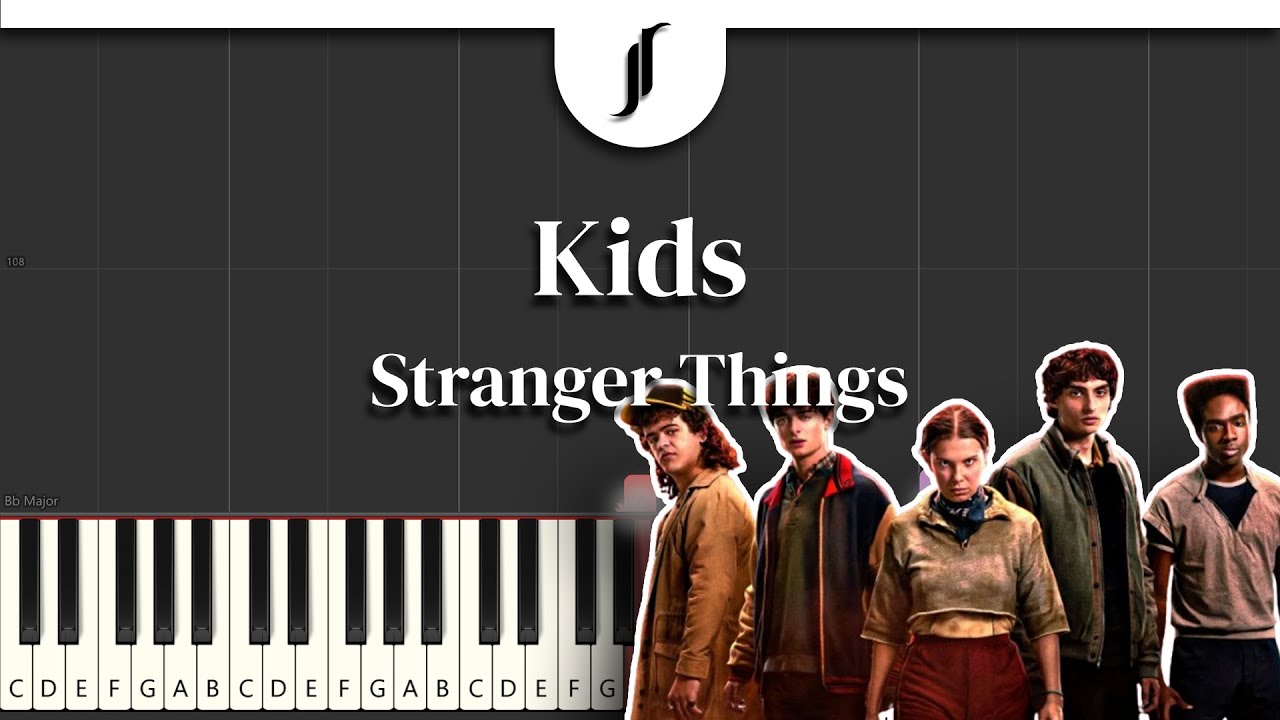 Kids - Stranger Things | Piano Tutorial by @JohnRodDondoyano