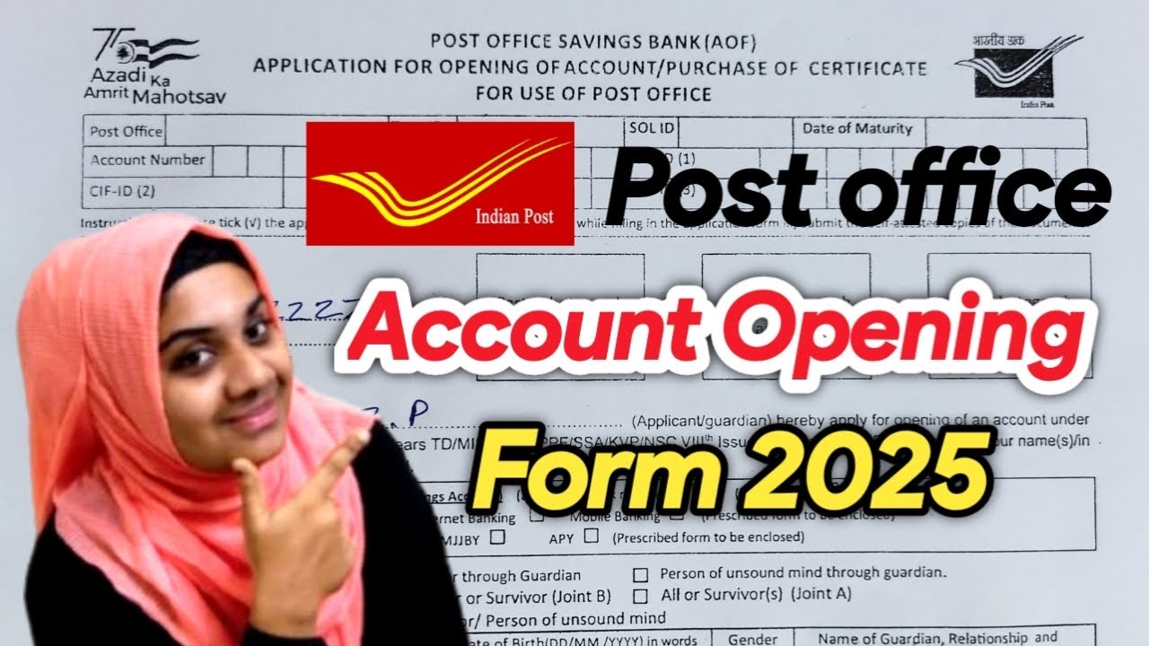 HOW TO FILL POST OFFICE SAVINGS BANK FORM | POST OFFICE NEW ACCOUNT OPENING FORM