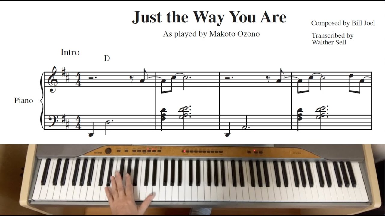 Just the Way You Are (Makoto Ozone Version) Transcribed and Performed by Walther Sell