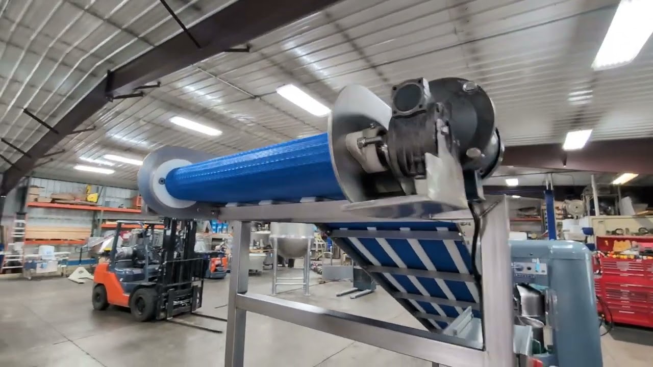 Used Incline Belt Conveyor – with Stainless Frame & Variable Speed Control