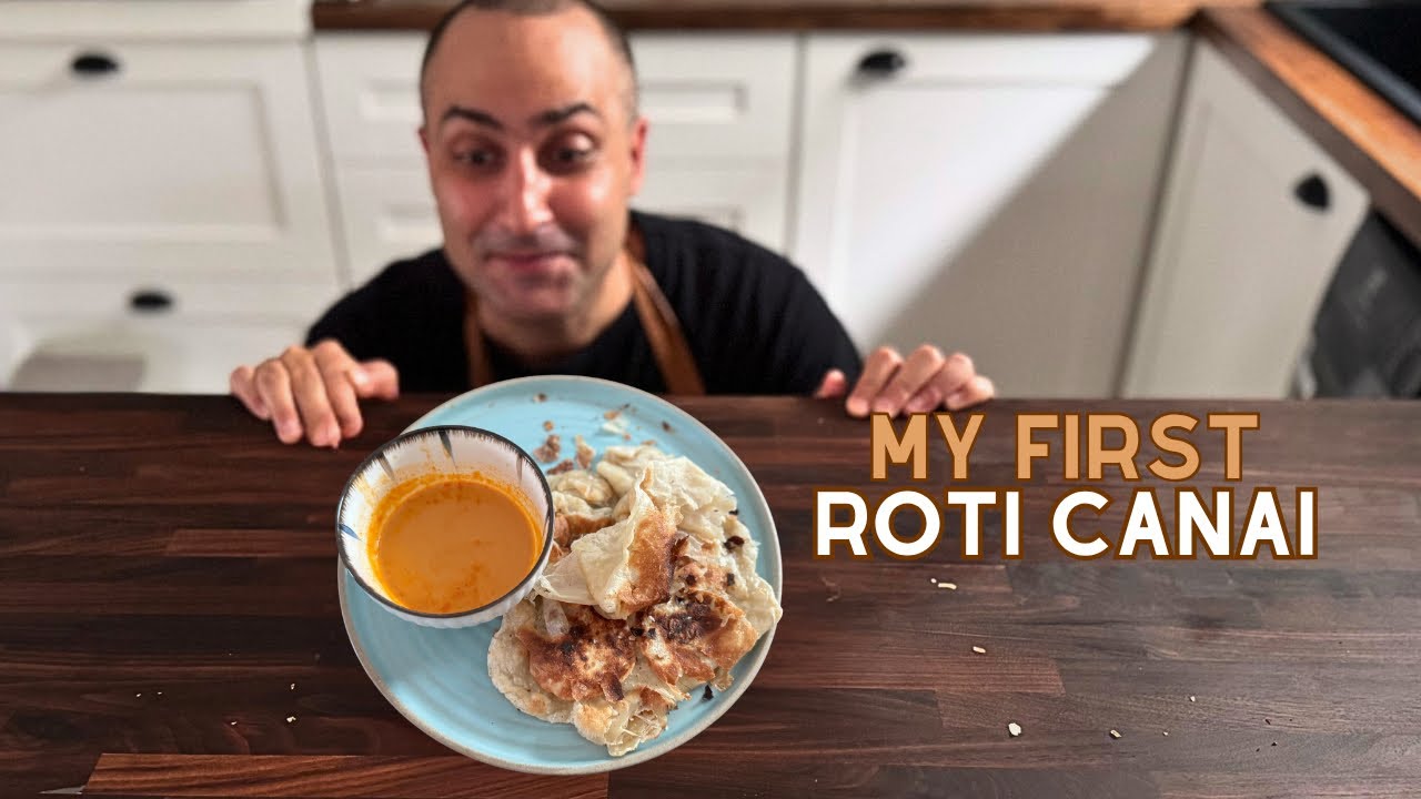 I Made Flaky Roti Canai First Time  My Favorite Malaysian Breakfast