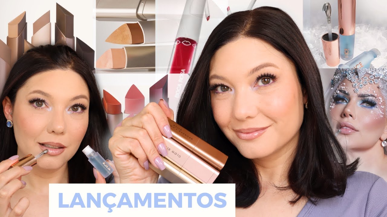 LANÇAMENTOS STICK DE OCEANE | BT ICE DE LINHA BRUNA TAVARES | CONTORNO LABIAL BOCA ROSA E MAIS!