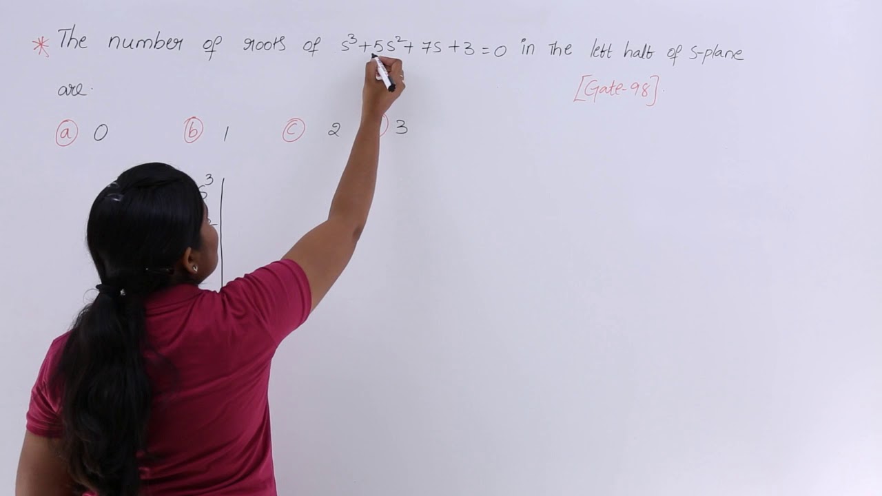 GATE Problem 1 on Stability