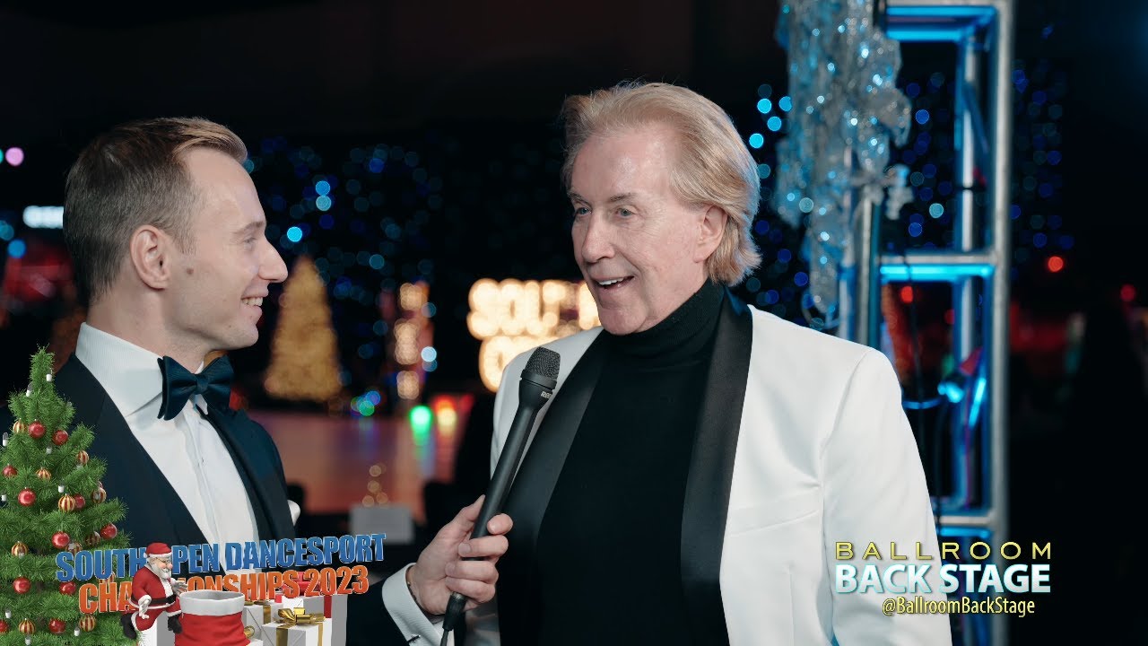 Mr. Donnie Burns MBE at South Open Dancesport Championships 2023