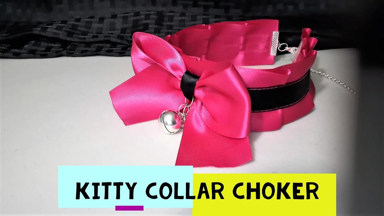 How To Make a Kitten Ribbon Choker-D.I.Y-Craft Tutorial