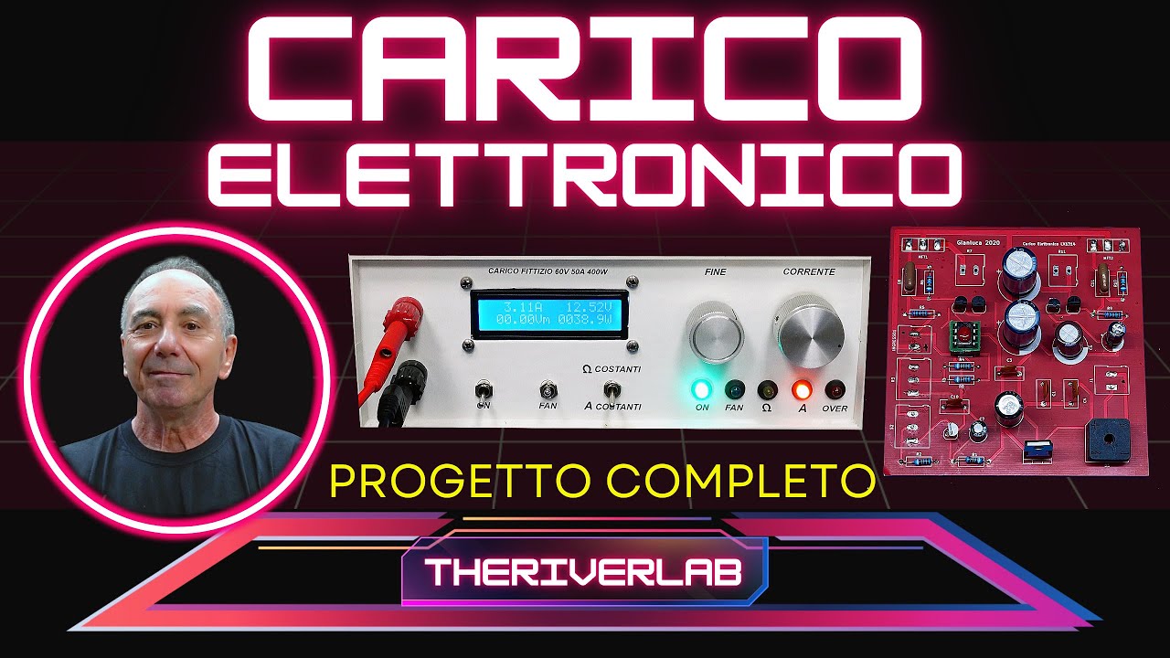148 CARICO ELETTRONICO MODULARE PROGETTO COMPLETO #elettronica #diy