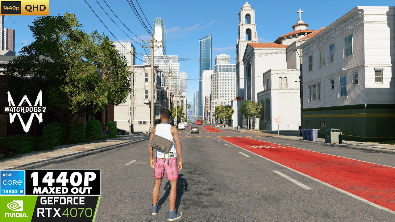 Watch Dogs 2 I RTX 4070 + i5 13500 I 1440p Maxed Out Graphics Benchmark Test