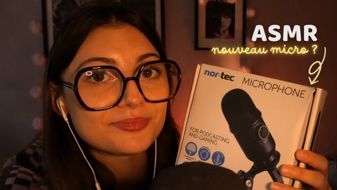 ASMR ☆ J'ai acheté un micro chez Action ?🎙️ (unboxing + test)