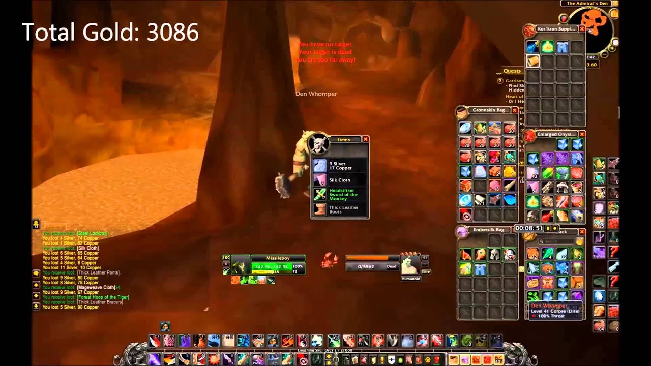 WoD Gold Guide - 6.0.3 - 14,000 Gold/hour - The Tripod
