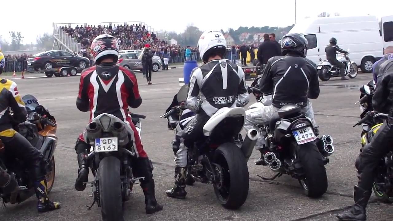 Ścigacze dragowe motocykle motory na 1/4mili :: SSS warszawa lotnisko bemowo 17 04 2011