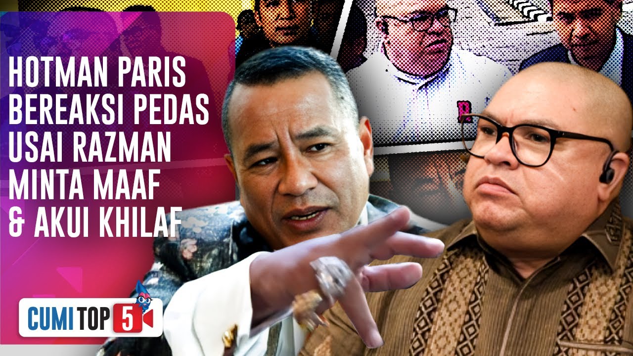 5 UPDATE! Razman Arif Nasution DKK Minta Maaf ke MA, Hotman Paris Tak Yakin Diampuni | CUMI TOP V