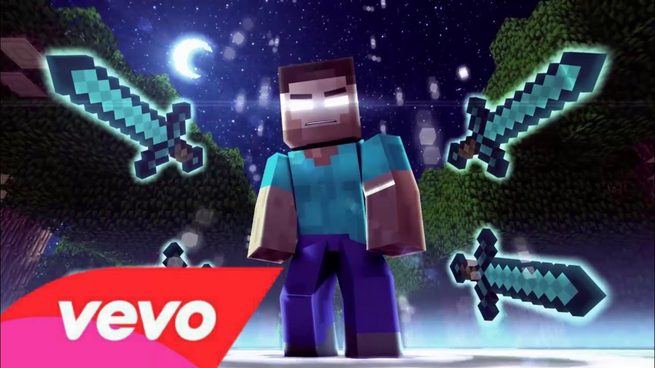 MINECRAFT PARODIE - HEROBRINE { Ft Serfio, Black Plasma Studios } (Imagine Dragons - Believer)
