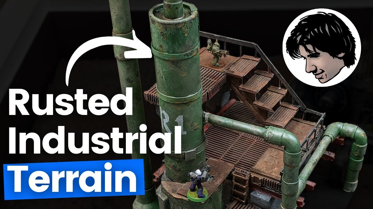 40k Industrial Wargaming Terrain (/w Rusted Effects)