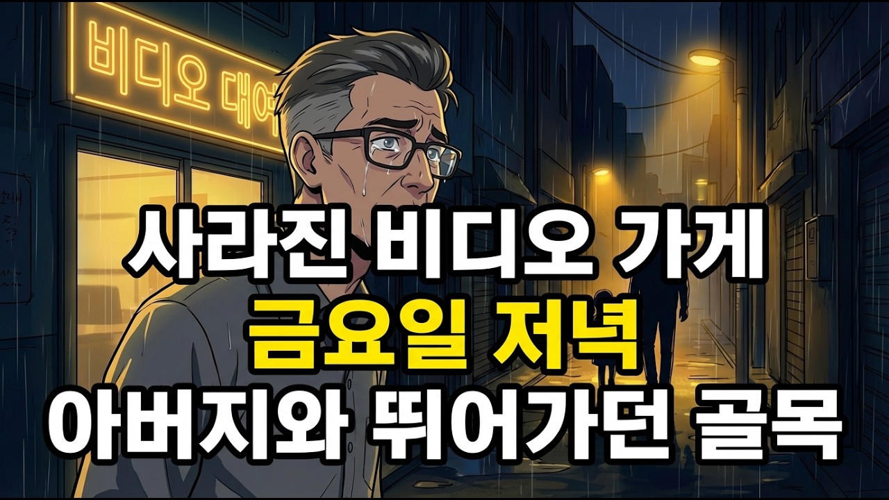 동네 비디오 가게의 몰락 — 금요일 저녁 아버지와 뛰어가던 골목