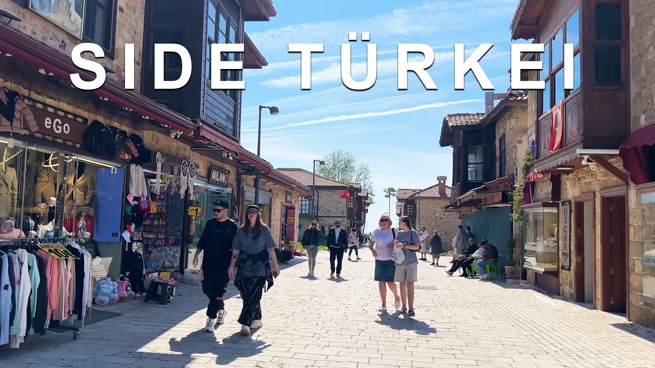 ANTALYA SIDE Altstadt Heute. T&uuml;rkei 27 M&auml;rz 2026 #antalya2026 #side2026 #kumk&ouml;y2026 #sideturkey