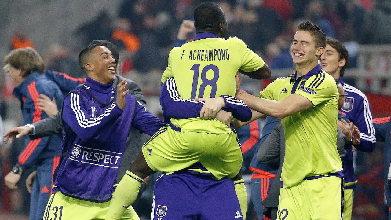 Highlights Olympiacos FC 1-2 RSC Anderlecht (25/02/2016)
